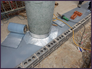 DPC and concrete column